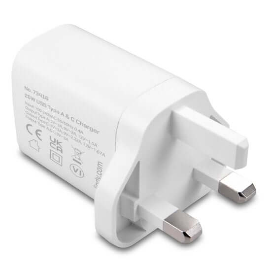 20W USB Type A & C Charger