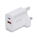 30W USB Type A & C Charger UK Plug