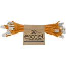 Excel Cat6A Patch Lead F/FTP Shielded 0.3m & 0.5m (10 Pack)Various Colours
