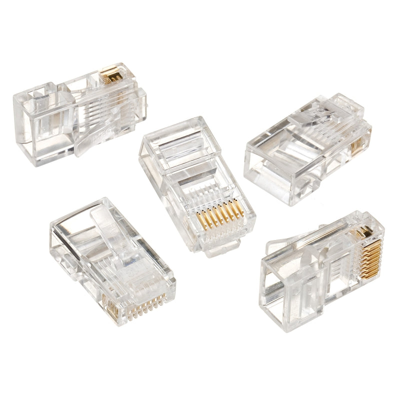 RJ45 Crimp Connector Plug Cat 5e/Cat 6