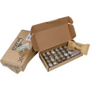 Excel Cat6A FTP Screened Low Profile Keystone Jack Toolless Silver Box 24