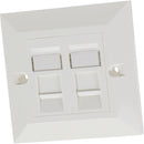 Excel Cat5e Unscreened RJ45 White Module (1,2 & 3 sockets)