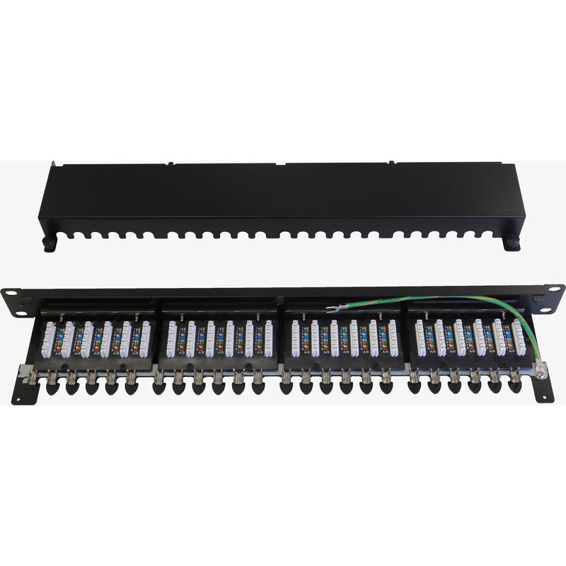 Excel Cat6A 24 Port Screened Patch Panel