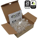 Excel Fast RJ45 Plug (UUTP Category 5E and 6) 100 pack