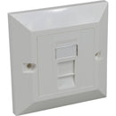 Excel Cat5e Unscreened RJ45 White Module (1,2 & 3 sockets)