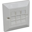 Excel Cat5e Unscreened RJ45 White Module (1,2 & 3 sockets)