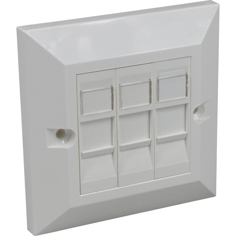 Excel Cat5e Unscreened RJ45 White Module (1,2 & 3 sockets)