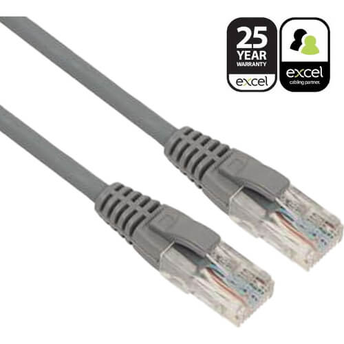 Excel Category 5e Patch Lead U/UTP Unshielded LS0H Blade Booted