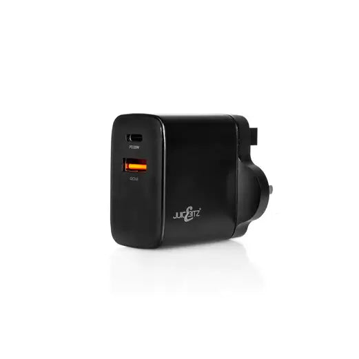 JuicEBrick™ 38W Dual Port QC3.0 USB + PD3.0