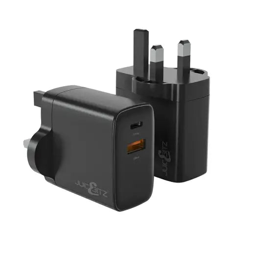JuicEBrick™ 38W Dual Port QC3.0 USB + PD3.0