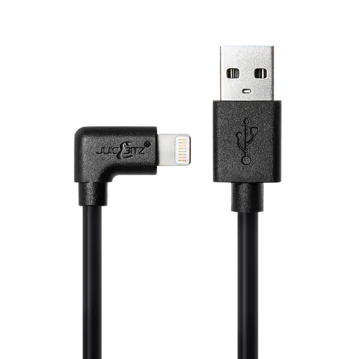 Apple Lightening Charging & Sync Cable Angled (Various Colours)