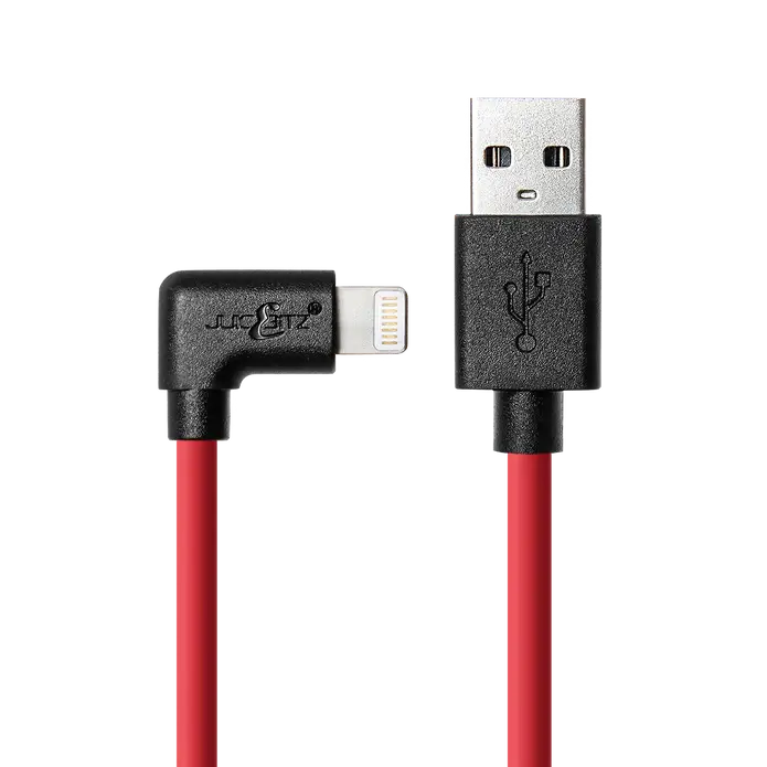 Apple Lightening Charging & Sync Cable Angled (Various Colours)