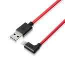 Apple Lightening Charging & Sync Cable Angled (Various Colours)