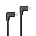 USB-C To USB-C Angled 3A Charger Cable & Data Transfer (Various Colours)