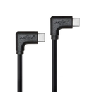 USB-C To USB-C Angled 3A Charger Cable & Data Transfer (Various Colours)