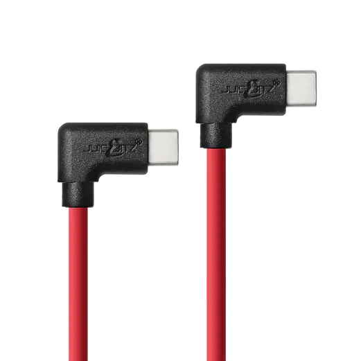 USB-C To USB-C Angled 3A Charger Cable & Data Transfer (Various Colours)