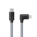 USB-C To Lightening Charging Cable Right Angle 3A (Various Colours)