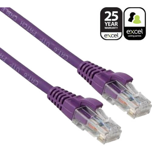 Excel Category 5e Patch Lead U/UTP Unshielded LS0H Blade Booted